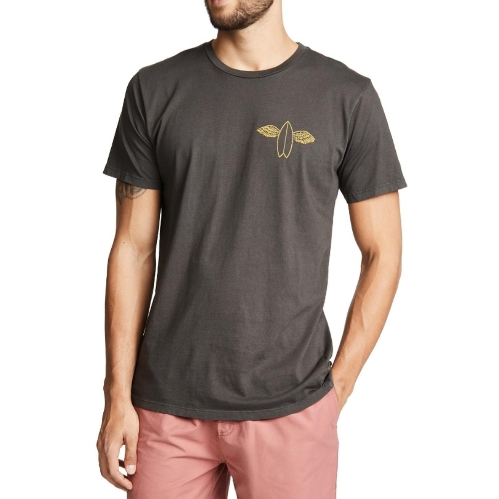 Mollusk Flying Fish Black/Grey Shirt Size XL NWT